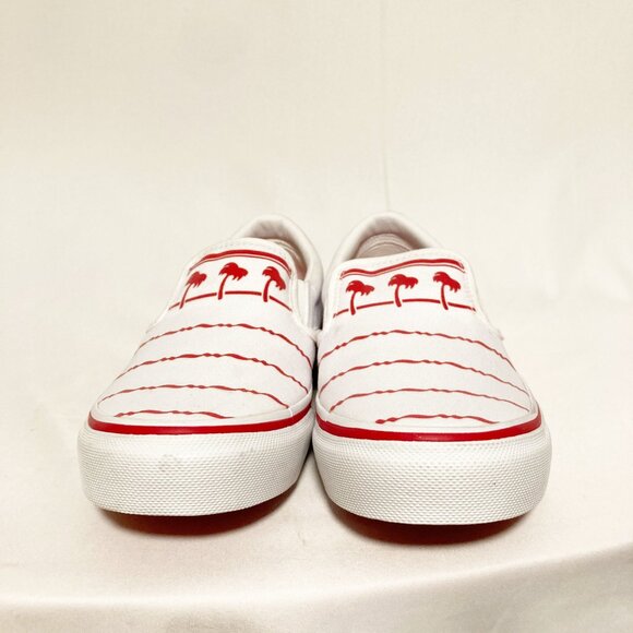 In-N-Out Burger White Drink Cup Slip-On Shoes White & Red Men's Size 8 - Picture 5 of 10